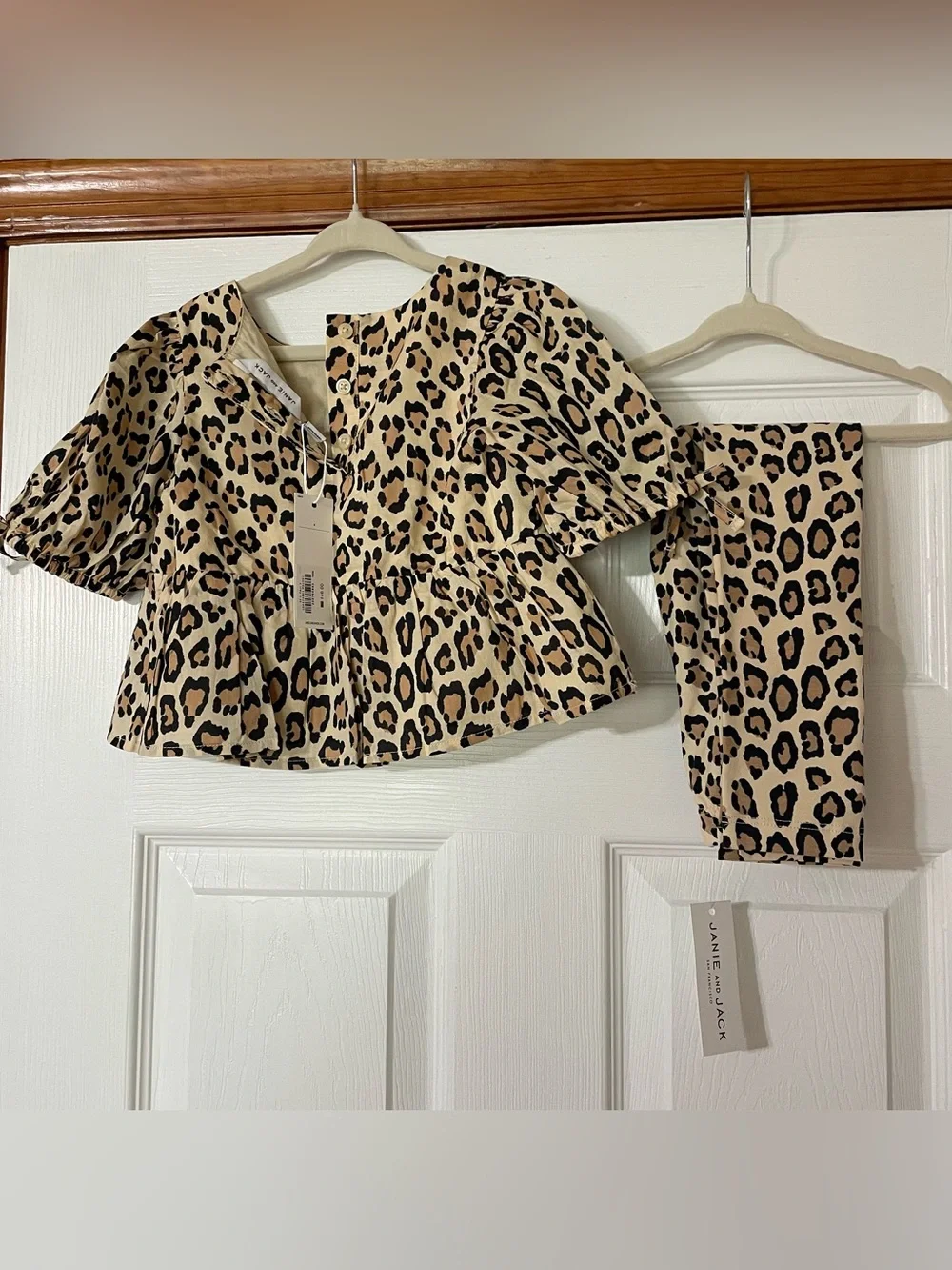 Janie and Jack Leopard Print Set